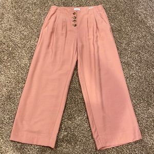 High waist lift wide leg pants